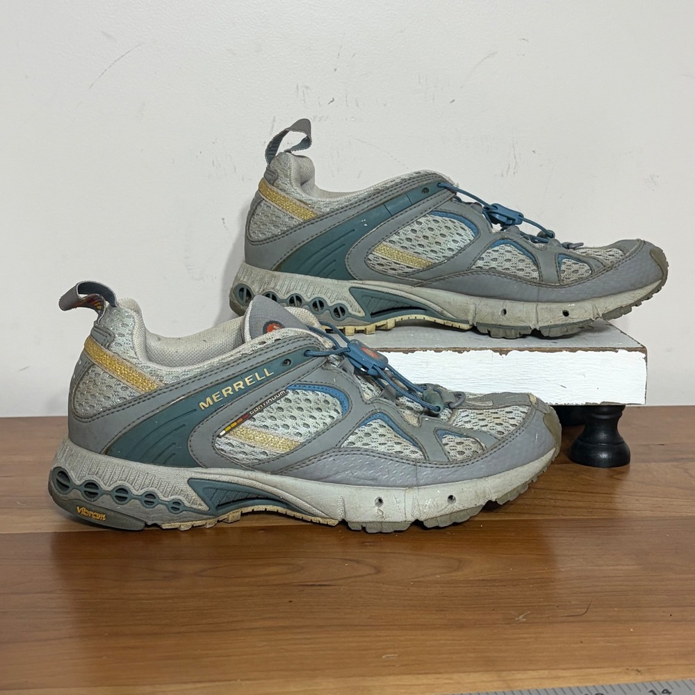 Merrell Overdrive Sky Blue Womens Trail Running Shoes Size 9 Vibram 83904